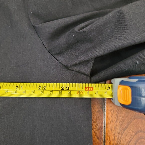 VTG London Fog Maincoats Black Trench Coat Calibere Cloth Reeves Men's 42 Long - Picture 10 of 10